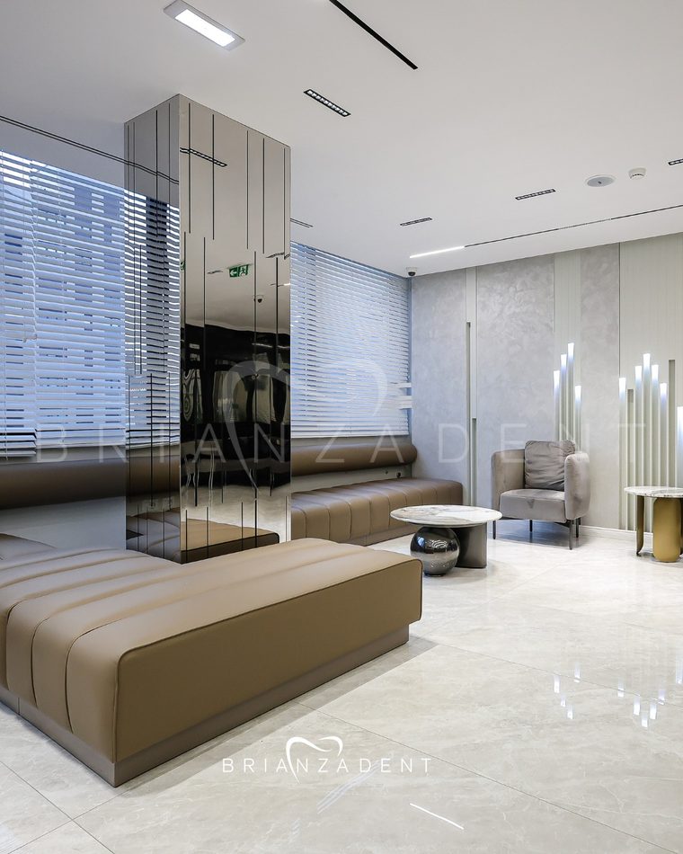 La Privé Zone, sala de espera y recuperación de pacientes en Brianza Dent, Tirana